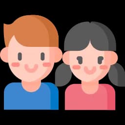 a young boy and a girl